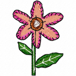 Flowers And Tree Embroidery Design 3 Flowers And Tree Embroidery Design 3
